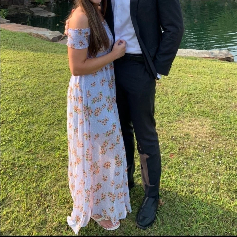 Lavender flower dress - Picture 2 of 3